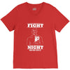 Fight Night V-Neck Tee