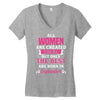 All Women Are Created Equal But Only The Best Are Born In September Women's V-Neck T-Shirt