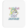 unicorns are born in january cute unicorn Mousepad