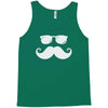 hipster glasses and moustache Tank Top