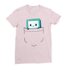 bmo pocket Ladies Fitted T-Shirt