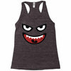 monstre visage Racerback Tank