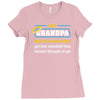 mischief with grandpa Ladies Fitted T-Shirt