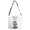 tell me more Adjustable Strap Totes