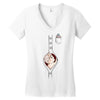 Peek a Boo with Pocket Baby Boy Women's V-Neck T-Shirt
