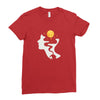 Night Think Ladies Fitted T-Shirt