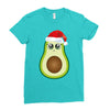 santa avocado Ladies Fitted T-Shirt