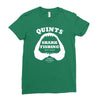 jaws inspired movie Ladies Fitted T-Shirt