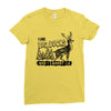 I Like Big Bucks And I Cannot Lie Ladies Fitted T-Shirt