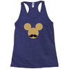 mickey mouse moustache Racerback Tank
