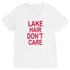 lake hair don't care V-Neck Tee