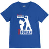 wer nicht h&ouml;ren will muss f&uuml;hlen V-Neck Tee