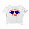 stayin' fly for the 4th of july Crop Top