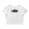 evolve t shirt small funny evolution science atheist darwin atheism fi Crop Top