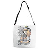 you burn yourself Adjustable Strap Totes
