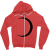 black moon Zipper Hoodie