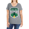 endor family camping Ladies Curvy T-Shirt