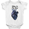 winter in my heart Baby Bodysuit