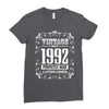 vintage made in 1992 perfectly aged a living legend Ladies Fitted T-Shirt