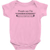 people say i'm condescending Baby Bodysuit