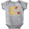 i wanna put my head in your head and smack your head Baby Onesie