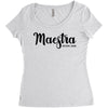 maestra Women's Triblend Scoop T-shirt