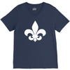 fleur de lis sticker vinyl V-Neck Tee