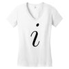 i Women's V-Neck T-Shirt