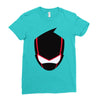 ninja mask on Ladies Fitted T-Shirt