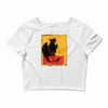 fury of the night Crop Top