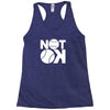 not ok baseball Racerback Tank