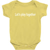 let's play together Baby Bodysuit