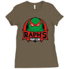 raphs fight club Ladies Fitted T-Shirt