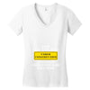 Under Construction Personalize Baby Women's V-Neck T-Shirt