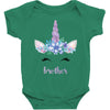 birthday unicorn family series brother Baby Bodysuit