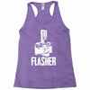flasher camera Racerback Tank