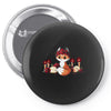 dia de los foxes Pin-back button