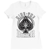 ride the biker Ladies Fitted T-Shirt