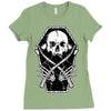 coffin and reaper Ladies Fitted T-Shirt