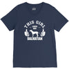 This Girl Loves Her Dalmatian V-Neck Tee