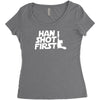 popular han shot first Women's Triblend Scoop T-shirt