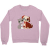 nice cat and dog Crewneck Sweatshirt