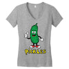 pickles Women's V-Neck T-Shirt