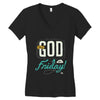 Thank GOD it's Friday Women's V-Neck T-Shirt