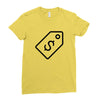 usd logo Ladies Fitted T-Shirt