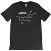 janus molecule funny retro tv utopia fashion science series T-Shirt