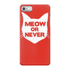 meow or never iPhone 7 Case