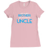 Only The Best Brothers Get Promoted To Uncle Ladies Fitted T-Shirt