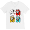 pac skull copy V-Neck Tee