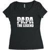 PAPA The Man The Myth The Legend T-Shirt T-Shirt Women's Triblend Scoop T-shirt
